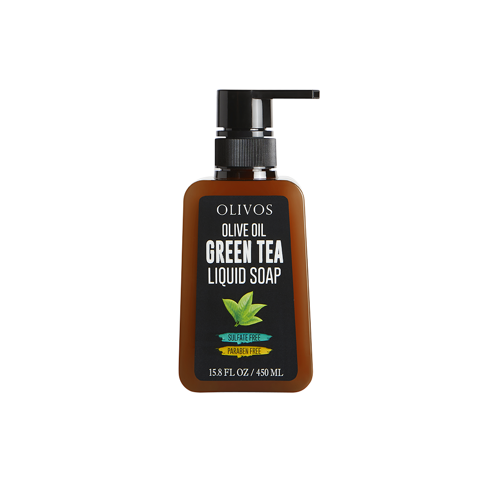 Liquid soap made of green tea and olive oil 450 ml