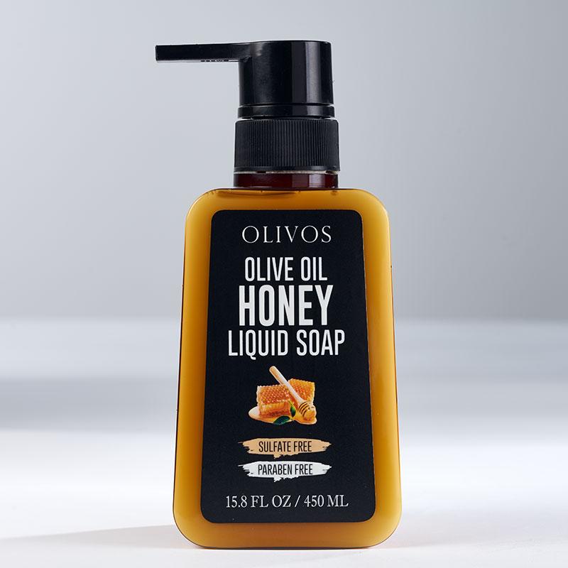 Liquid soap made of honey and olive oil 450 ml