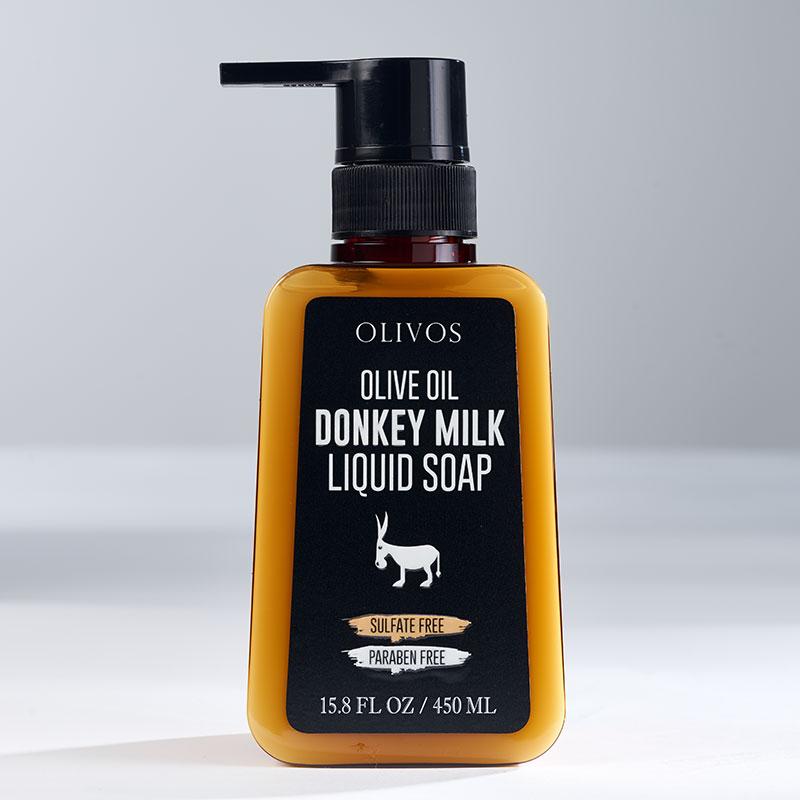 Liquid soap made from donkey milk and olive oil 450 ml